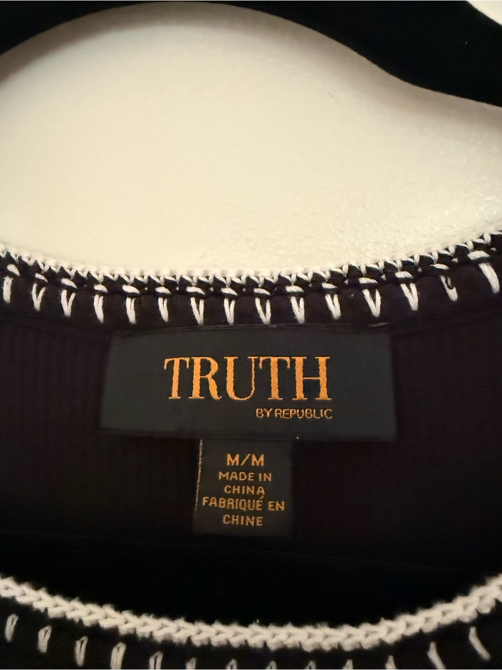 Truth By Republic Black Tee - Picture 3 of 4